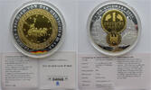Bundesrepublik Deutschland Medaille 10 Jahre Abschied von der deutschen Mark - 1-DM-Goldmark 2001 -