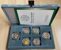 Kuba 5 x 10 + 1 x 5 Pesos Flora der Karibik - Farbmünzen - -