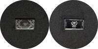 Kongo 100 CD-Francs Smallest Gold classics -Goldene Edelsteinbarren-Santa Maria Aquamarine-0,5g Gold -