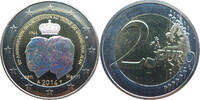 Luxemburg 2 Euro 50. Jahrestag der Thronbesteigung von Großherzog Jean - mit Hologramm -
