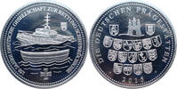 Deutschland Medaille 150 Jahre Deutsche Gesellsch. zur Rettung Schiffsbrüchiger - versilbert -
