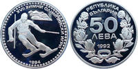 Bulgarien 50 Leva Olympische Winterspiele 1994 in Norwegen - Slalomläufer - -