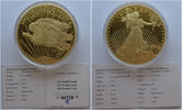USA Gigant Medaille Replik 1907 Double Eagle - vergoldet -