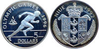 Niue 5 Dollars Olympische Spiele 1996 in Atlanta - Sprinter -