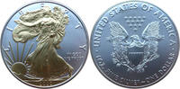 USA 1 Dollar Liberty - 1 Oz Silber mit Teilvergoldung -