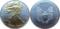 USA 1 Dollar Liberty - 1 Oz Silber mit Teilvergoldung -