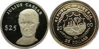 Liberia 25 Dollars Kleinste Goldmünze der Welt - Julius Caesar -