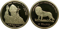 Kongo 20 Goldfrancs Papst Johannes Paul II. - 1/25 Oz Gold -