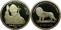 Kongo 20 Goldfrancs Papst Johannes Paul II. - 1/25 Oz Gold -