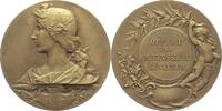 FRANKREICH Bronze-Verdienstmedaille (ende 19 Jh.) -