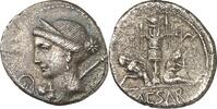 IMPERATORISCHE PRÄGUNGEN Denar GAIUS IULIUS CAESAR 100-44 v. Chr.. -