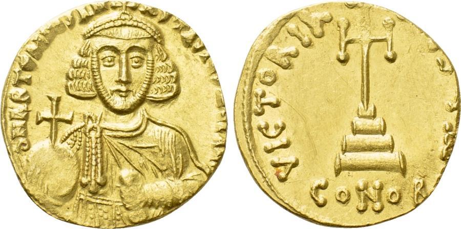 gold solidus. constantinople. unc