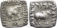 Griechen Drachme KINGS OF BAKTRIA. Apollodotos I Soter (Circa 180-160 BC). Drachm. -