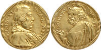 PAPAL STATES ½ Scudo d'oro Clement XI -