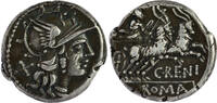 Roman Republic AR Denarius C. Renius -
