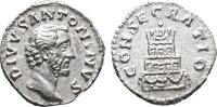 Rome Denarius Divus Antoninus Pius (died 161). AR Denarius -