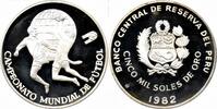 Peru - 5000 Soles de Oro, World Cup. -