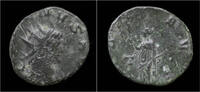 Roman antoninianus Gallienus billon antoninianus Pax standing left -