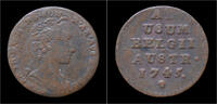 Austrian Netherlands oord Austrian Netherlands Brabant Maria-Theresia 1 oord (liard) 1745 -