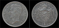 Belgium 20 frank 1932 Belgium Albert I 20 frank (4belga) 1932-VL-pos B EF 418.36 元334.69 元 含税 ＋  167.34 元 运费