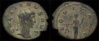 Roman antoninianus Gallienus billon antoninianus Aequitas standing left -