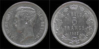 Belgium 5 frank Belgium Albert I 5 frank 1933 French -