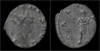 Roman antoninianus Gallienus billon antoninianus Salus standing right -