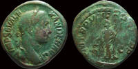 Roman sestertius Severus Alexander AE sestertius Libertas standing left -