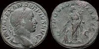 Roman sestertius Severus Alexander AE sestertius Providentia standing left -