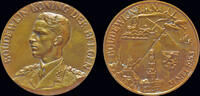 Belgium medaille Belgium Wolfers Marcel Medaille Bust of King Boudewijn I to left -
