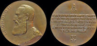 Belgium medaille Belgium Rotsaert Octaaf copper medaille bust of Leopold II to left -