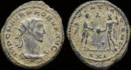 Roman antoninianus Probus billon antoninianus emperor standing right -