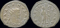 Roman antoninianus Gallienus AR antoninianus Saturn standing right -