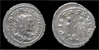 Roman antoninianus Gallienus silvered antoninianus Gallienus and Valerian sacrificing -