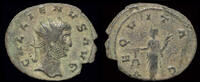 Roman antoninianus Gallienus billon antoninianus Aequitas standing left -