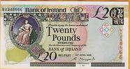 Ireland 20 Pounds Northern Ireland Pick-85 UNC -