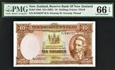 New Zealand 10 Shillings New Zealand ND Pick-158d GEM UNC PMG 66 EPQ -
