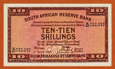 South Africa 10 Shillings South Africa Pick-82d EF Rare -