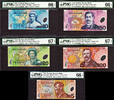 New Zealand 000605 $ New Zealand Polymer MATCHING # AA 5 to 100 GEM UNC PMG 66 / 67 EPQ -