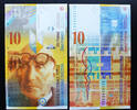 Switzerland 10 Francs Switzerland Pick-67 GEM UNC -
