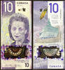 Canada Canada Polymer $10 RADAR Number Change Over Prefix (FFE) 1295921 BC-77b UNC -