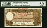 Australia 10 Shillings Australia Riddle/Sheehan ND Pick-20 R-10 Very Fine PMG 30 -