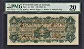 Australia Pound Australia KGV One Riddle-Heathershaw Pick-16c Very Fine PMG 20 -