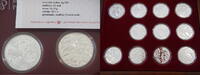 POLAND / POLEN 11 x medal Podniebne Glosy, Seria Ptakow. Sky voices. Birds Series. -