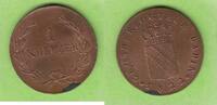 Baden 1 Kreuzer Ludwig 1818-1830, Prachtexemplar, sehr selten in dieser Qualität -