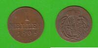 Sachsen 1 Heller Friedrich August III. 1763-1806 -
