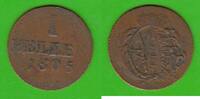 Sachsen 1 Heller Friedrich August III. 1763-1806 -