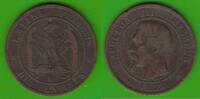 Frankreich 10 Centimes 1855 K Napoleon III. 1852-1870, Bordeaux sehr sch... 48.11 元 含税 ＋  33.47 元 运费