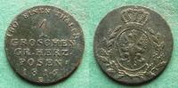 Preußen für Posen 1 Groschen Friedrich Wilhelm III. 1797-1840, für Posen -
