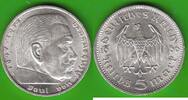 Drittes Reich 5 Reichsmark sehr hübsch -